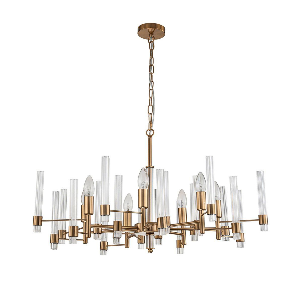 Подвесная люстра Indigo Favara 11040/7P Brass V000461 Подвесная люстра Indigo Favara 11040/7P Brass V000461