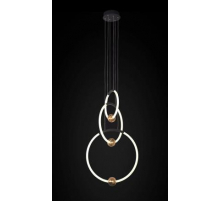 Люстра подвесная Alfa Light F4324-10 D30+D40+D50 black+bronze