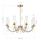 Подвесная люстра ST Luce Illumia SL1400.303.08