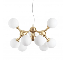 Подвесная люстра Ideal Lux Nodi SP9 Ottone Satinato 241036
