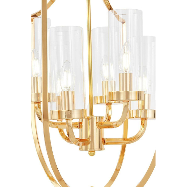 Подвесная люстра Lumina Deco Trulia LDP 8006-6 F.GD Подвесная люстра Lumina Deco Trulia LDP 8006-6 F.GD