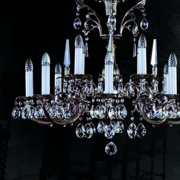 Подвесная люстра Artglass Arabela Nickel Antique CE Подвесная люстра Artglass Arabela Nickel Antique CE
