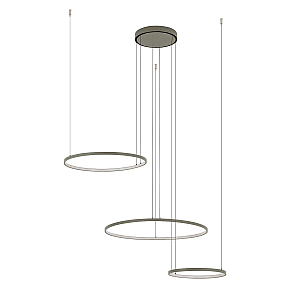 Подвесная люстра Nowodvorski Circolo Led M Silk Oliv E 11398