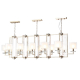 Подвесная люстра Crystal Lux Nicolas SP12 L1600 Gold/White