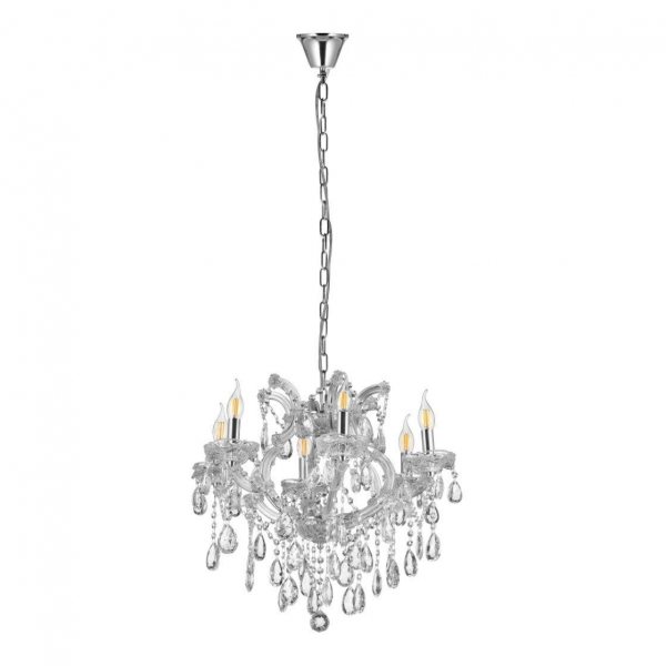 Подвесная люстра Lumina Deco Eliza LDP 7029-6 CHR Подвесная люстра Lumina Deco Eliza LDP 7029-6 CHR