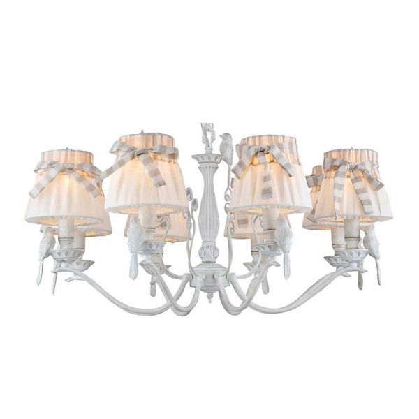 Подвесная люстра Maytoni Bird ARM013-08-W Подвесная люстра Maytoni Bird ARM013-08-W