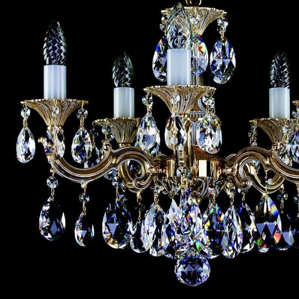 Подвесная люстра Artglass Jarmila V. White Gold CE Подвесная люстра Artglass Jarmila V. White Gold CE