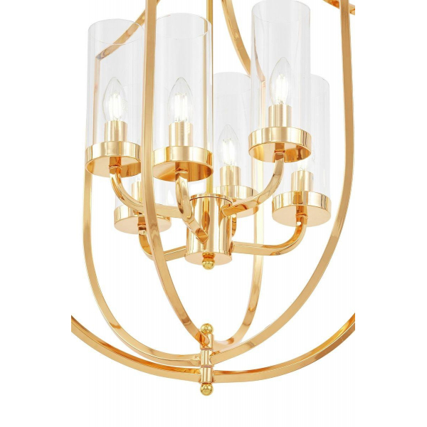 Подвесная люстра Lumina Deco Trulia LDP 8006-6 F.GD Подвесная люстра Lumina Deco Trulia LDP 8006-6 F.GD