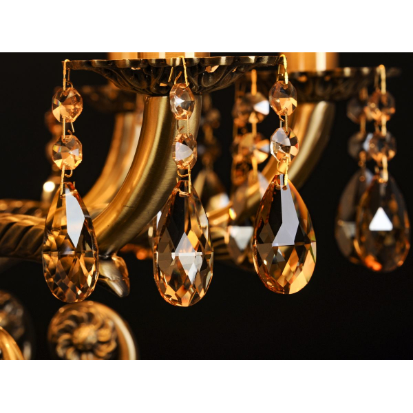 Подвесная люстра Abrasax Sylvia L.8110-8BR Cristal-Shade Подвесная люстра Abrasax Sylvia L.8110-8BR Cristal-Shade