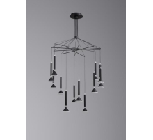 Люстра подвесная Alfa Light F3024-45 BLACK
