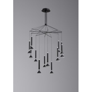 Люстра подвесная Alfa Light F3024-45 BLACK