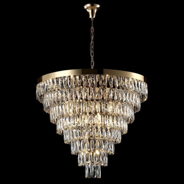 Подвесная люстра Crystal Lux Abigail SP22 D820 Gold/Transparent Подвесная люстра Crystal Lux Abigail SP22 D820 Gold/Transparent