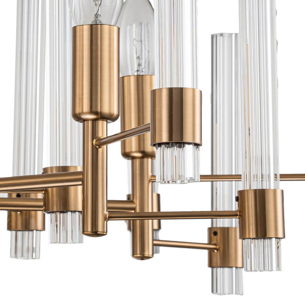 Подвесная люстра Indigo Favara 11040/7P Brass V000461 Подвесная люстра Indigo Favara 11040/7P Brass V000461