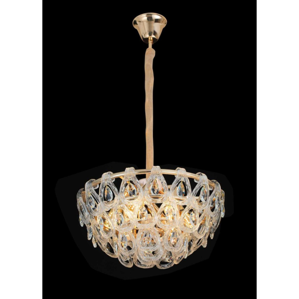 Люстра подвесная Alfa Light F4024-38 400mm SDG E14x8