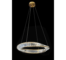 Люстра подвесная Alfa Light F4024-69 φ600 GD LED 72+72W