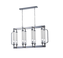 Подвесная люстра Crystal Lux TOMAS SP8 L1000 CHROME