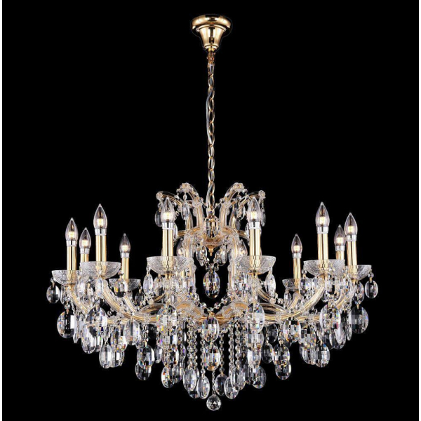 Подвесная люстра Crystal Lux Hollywood SP12 Gold Подвесная люстра Crystal Lux Hollywood SP12 Gold