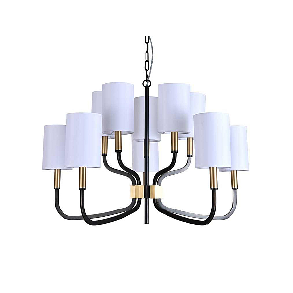 Подвесная люстра Newport 35210/С black+brass М0071484