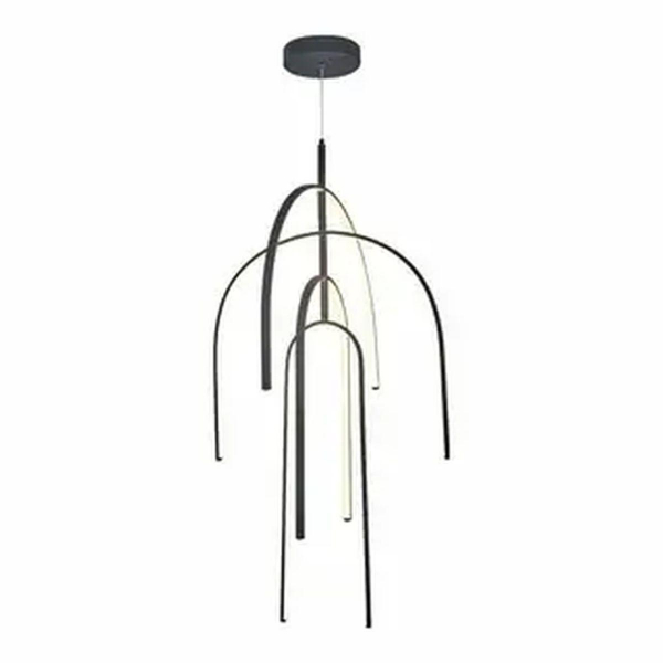 Люстра подвесная Alfa Light F3924-61 BK 95W φ80*H12 0 Люстра подвесная Alfa Light F3924-61 BK 95W φ80*H12 0