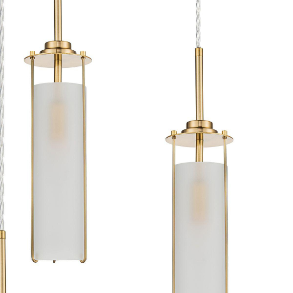 Подвесная люстра Indigo Torcia 11038/5PL Brass V000417 Подвесная люстра Indigo Torcia 11038/5PL Brass V000417