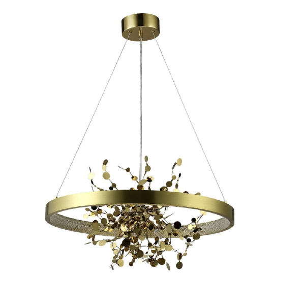 Подвесная люстра Crystal Lux GARDEN SPLED+3 D600 GOLD Подвесная люстра Crystal Lux GARDEN SPLED+3 D600 GOLD