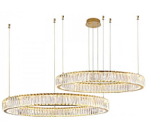 Горизонтальная композиция Newport 8240 из двух колец золото №15 S8240_033G