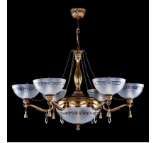 Подвесная люстра Artglass Goldie VI. Light Patina