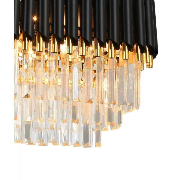 Подвесная люстра Natali Kovaltseva Darian 76017/8C Gold Black Подвесная люстра Natali Kovaltseva Darian 76017/8C Gold Black