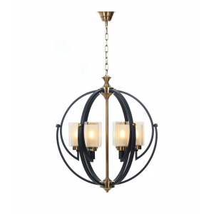 Подвесная люстра Lumina Deco Bergen LDP 1232-6 BK+MD