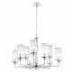 Подвесная люстра Crystal Lux Gloria SP9 Chrome