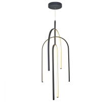 Люстра подвесная Alfa Light F3024-27 BLACK