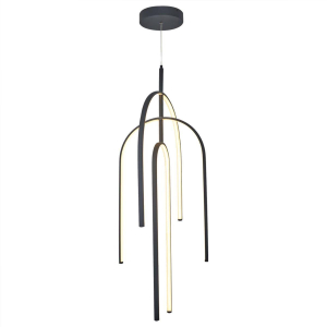 Люстра подвесная Alfa Light F3024-27 BLACK