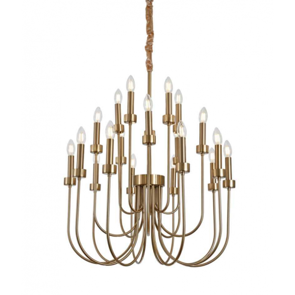 Люстра подвесная Alfa Light F1124-15 D650*H950 COPPER