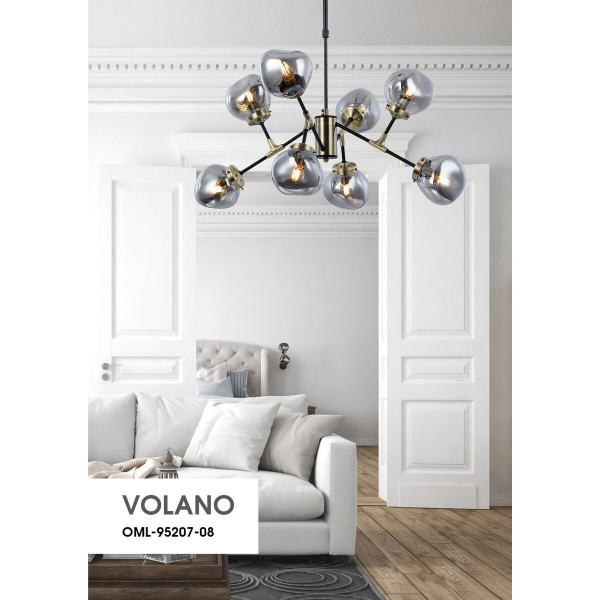Подвесная люстра Omnilux Volano OML-95207-08 Подвесная люстра Omnilux Volano OML-95207-08