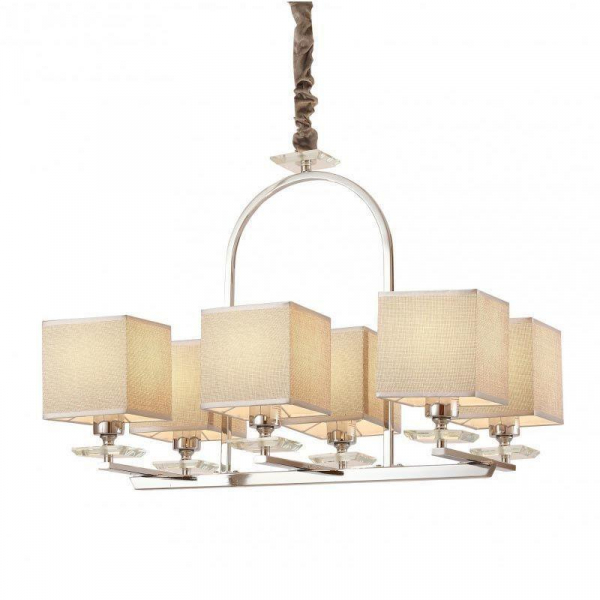 Подвесная люстра Lumina Deco Liniano LDP 17100-6 CHR Подвесная люстра Lumina Deco Liniano LDP 17100-6 CHR