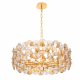 Подвесная люстра Crystal Lux Crystal SP12 Chrome SP12 Gold