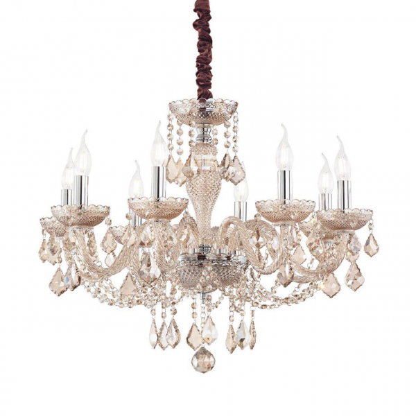 Подвесная люстра Ideal Lux Rose SP8 166889 Подвесная люстра Ideal Lux Rose SP8 166889