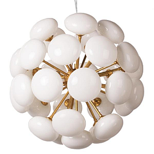 Подвесная люстра Imperium Loft Mid-Century Sputnik Milk Glass Chandelier 344002-22