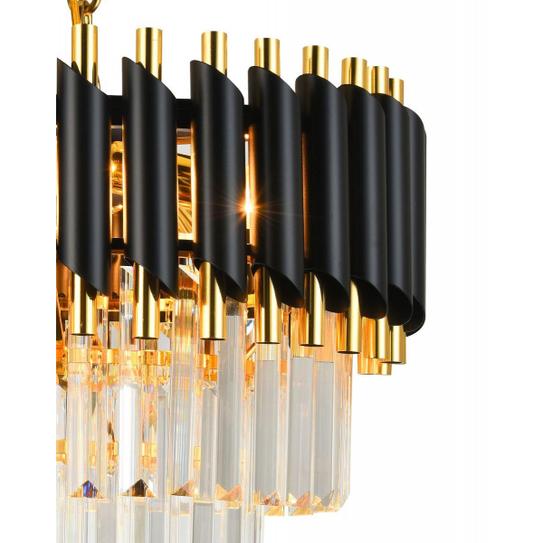 Подвесная люстра Natali Kovaltseva Darian 76017/5C Gold Black Подвесная люстра Natali Kovaltseva Darian 76017/5C Gold Black
