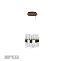 Подвесная люстра iLamp Art 6120-400 GD