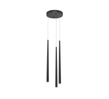 Подвесная светодиодная люстра Maytoni Cascade MOD132PL-L28BK1