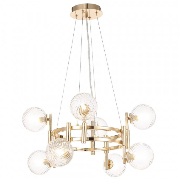 Подвесная люстра Crystal Lux Luxury SP8 Gold Подвесная люстра Crystal Lux Luxury SP8 Gold