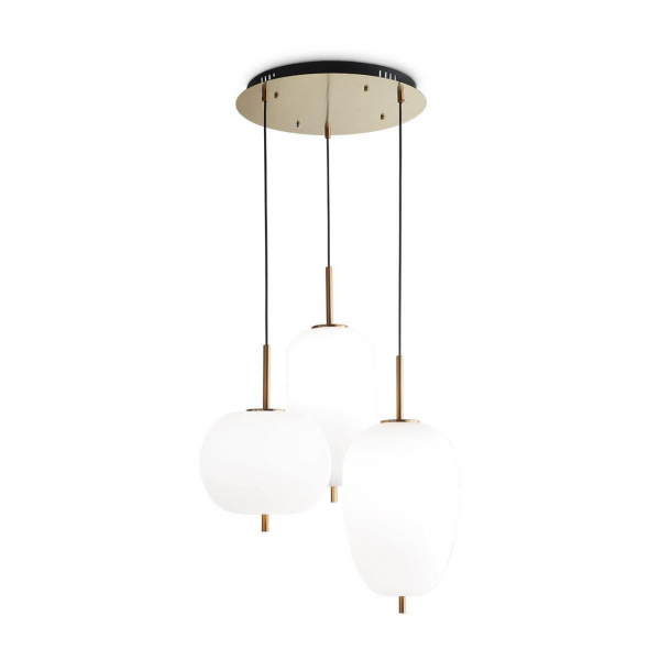 Подвесная светодиодная люстра Ideal Lux Umile SP3 224541 Подвесная светодиодная люстра Ideal Lux Umile SP3 224541