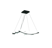 Люстра подвесная Alfa Light F3524-09 White+Black E27*6