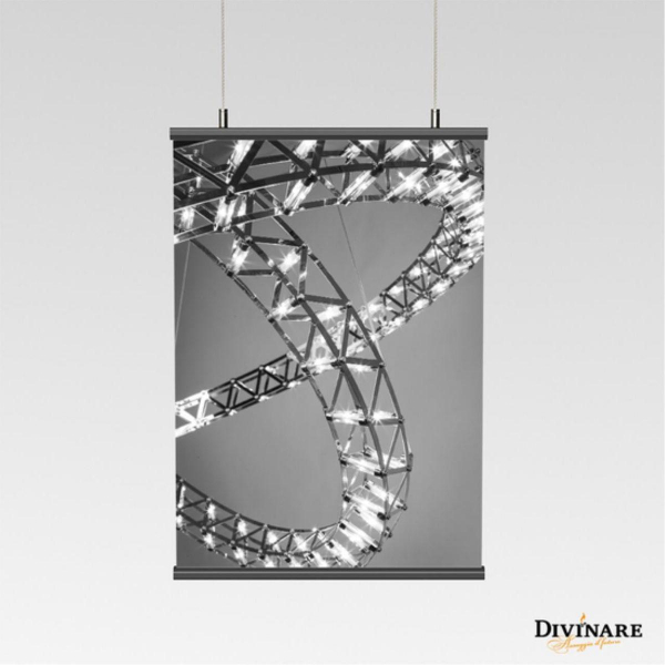 Подвесная светодиодная люстра Divinare Galassia 1030/02 SP-144 Подвесная светодиодная люстра Divinare Galassia 1030/02 SP-144