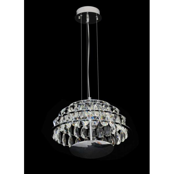 Люстра подвесная Alfa Light F4024-18 400mm CH LED