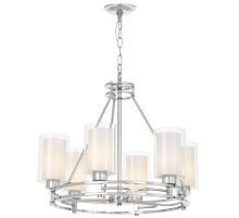 Подвесная люстра Lumina Deco Marietta LDP 8025-6 CHR+WT