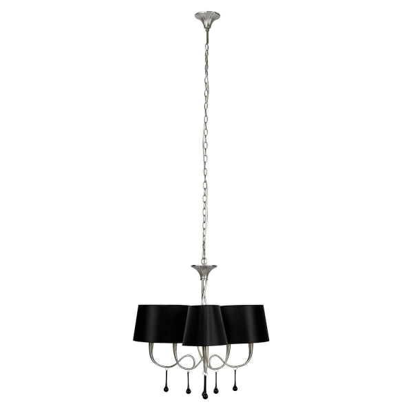Подвесная люстра Mantra Paola Painted Silver 3530 Подвесная люстра Mantra Paola Painted Silver 3530