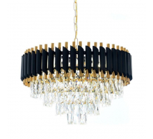 Подвесная люстра Lumina Deco Funneli LDP 6003-500 BK+F.GD