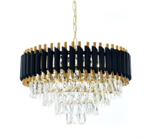 Подвесная люстра Lumina Deco Funneli LDP 6003-500 BK+F.GD